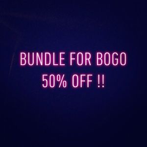 BOGO 50% off !!! This weekend only